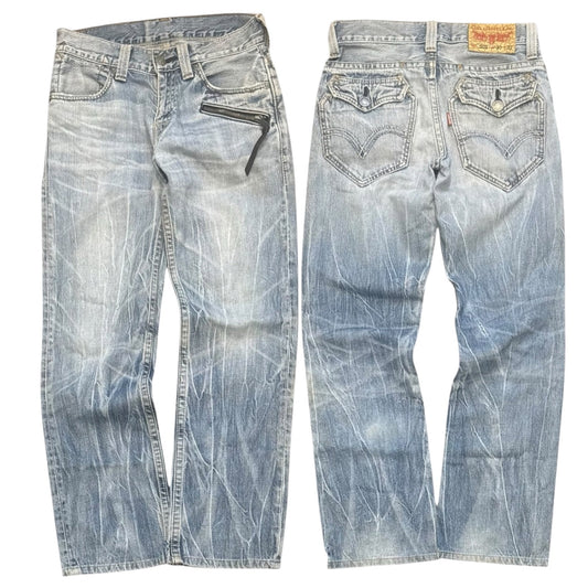 000’s Levi’s 502 Ghost Wash Jeans