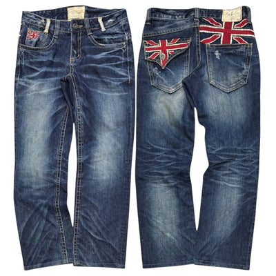 000’s Lolita Union Jack Jeans