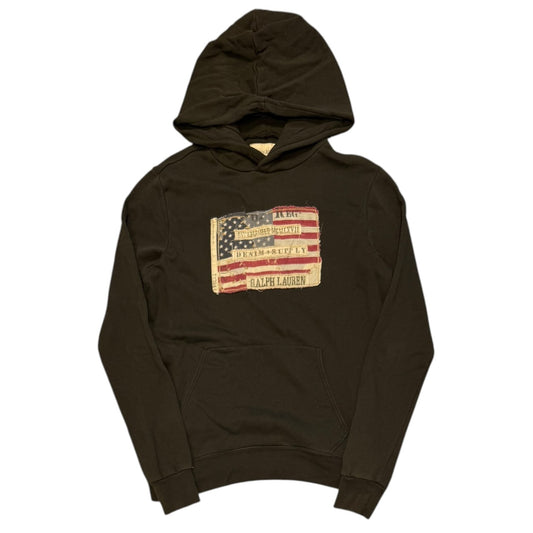 Ralph Lauren Distressed USA Flag Hoodie