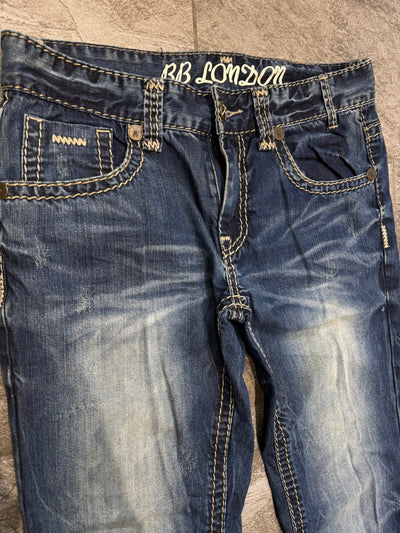 000’s BB London Union Jack Bootcut Jeans