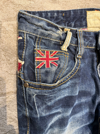 000’s Lolita Union Jack Jeans