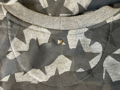 Valentino Camo Stars Print Jumper