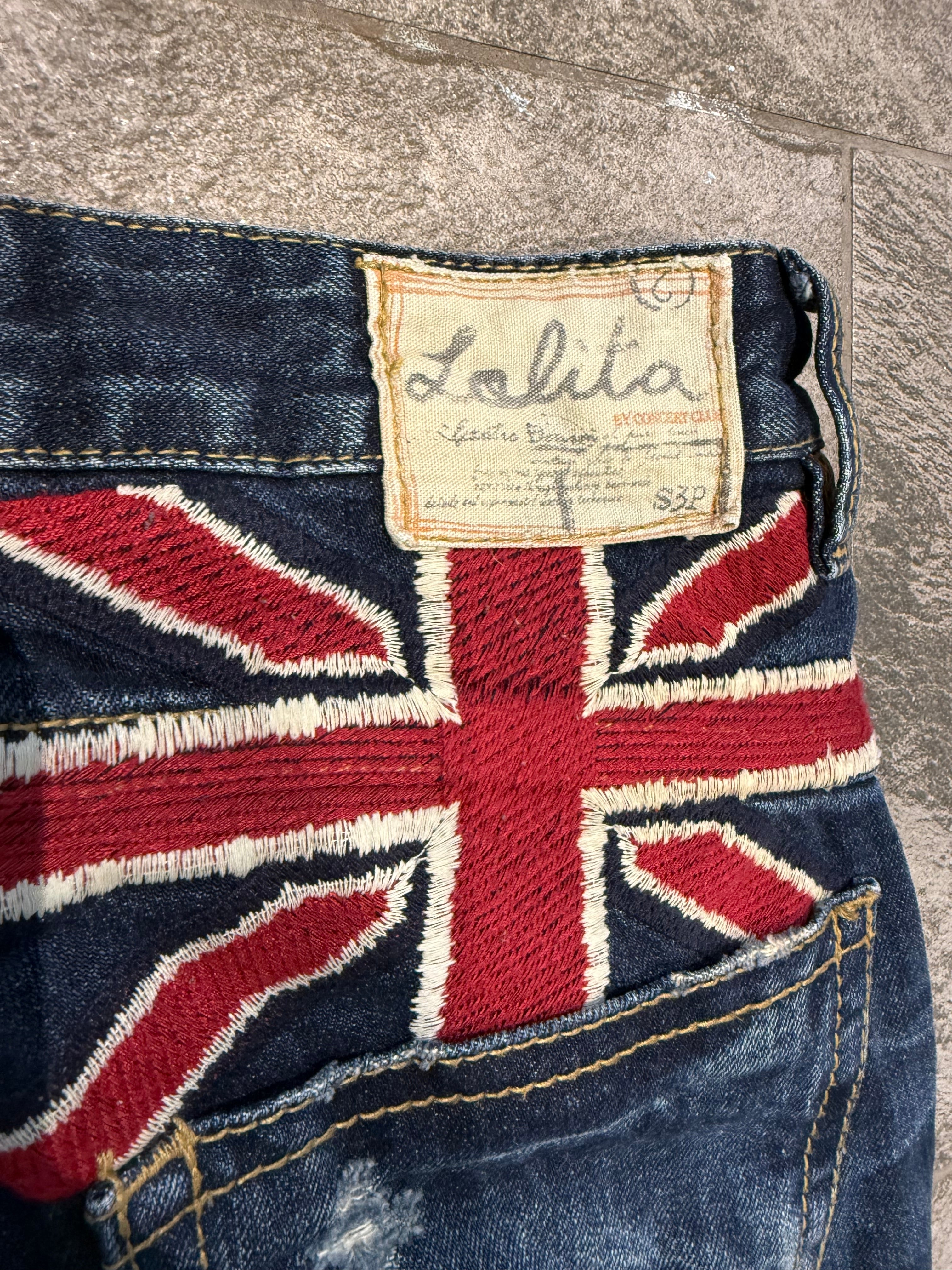 000’s Lolita Union Jack Jeans