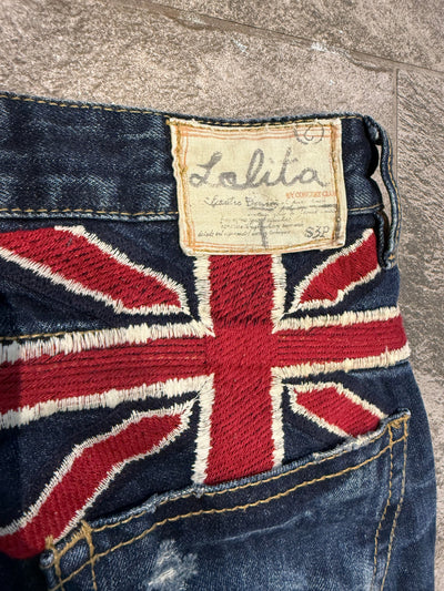 000’s Lolita Union Jack Jeans