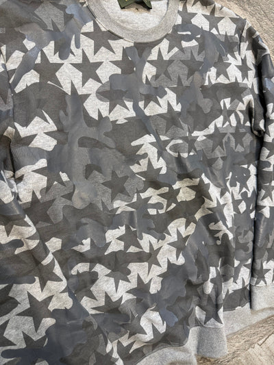 Valentino Camo Stars Print Jumper