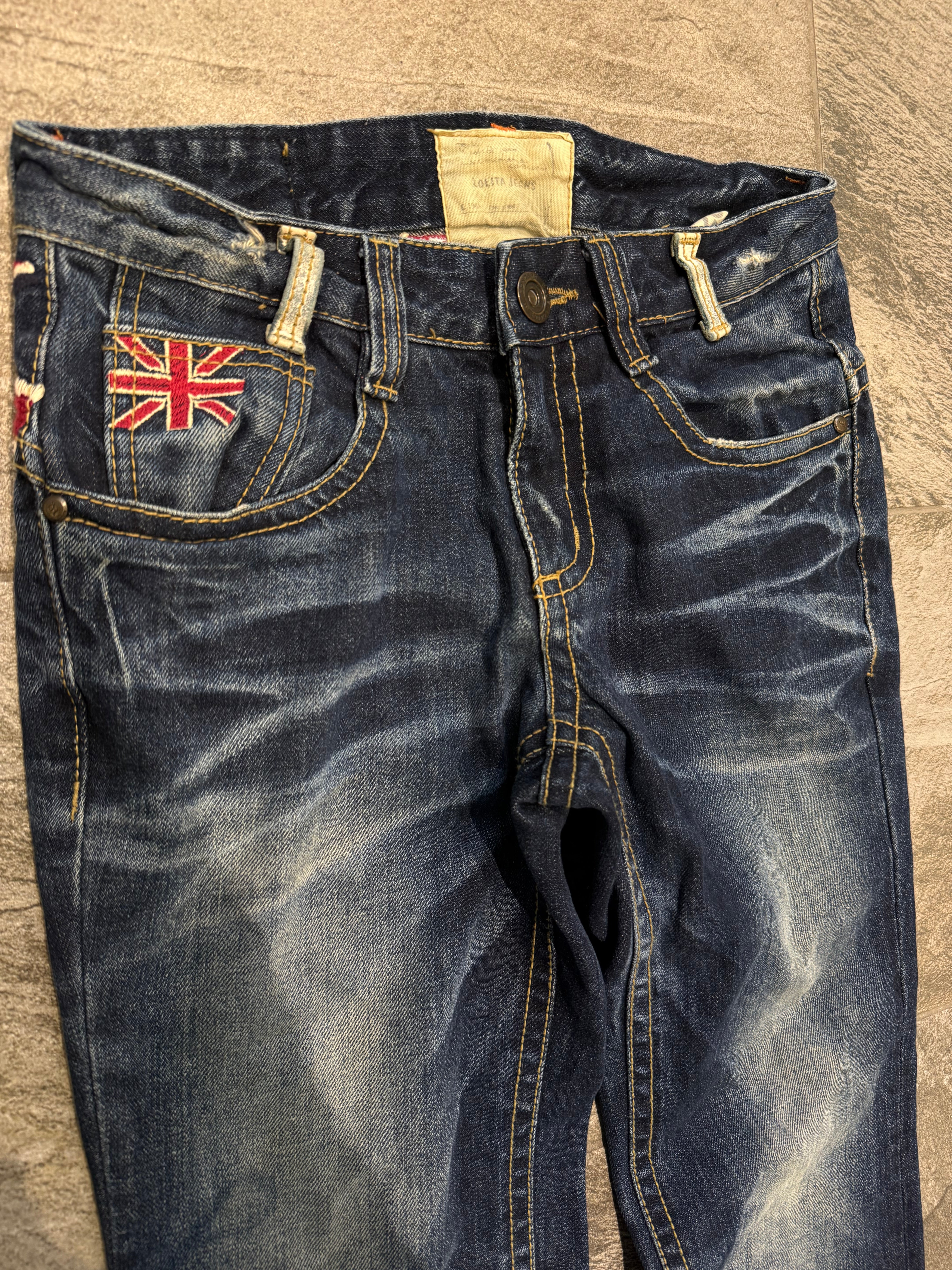 000’s Lolita Union Jack Jeans