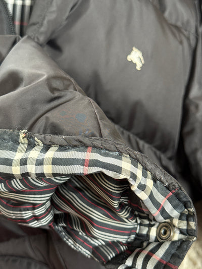 Burberry Black Label fur puffer