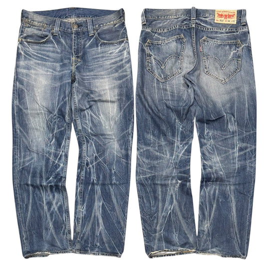 000’s Levis 502 Ghost Wash Jeans
