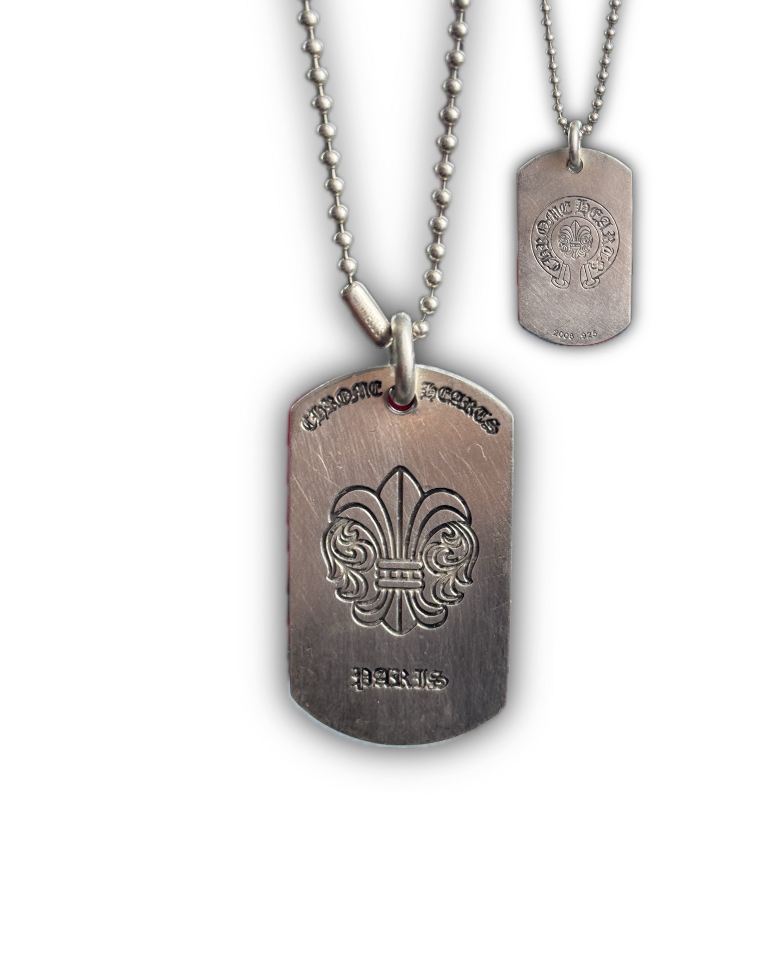 Chrome Hearts dog tag + 30’’ ball chain