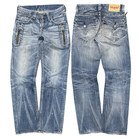 000’s Levi’s 502 Ghostwash Jeans