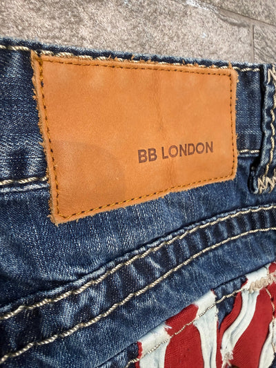 000’s BB London Union Jack Bootcut Jeans
