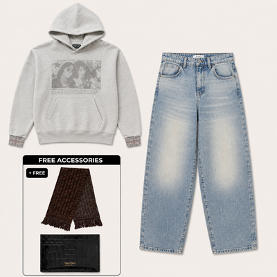 VIRAL OUTFIT - GREY STAR