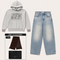 VIRAL OUTFIT - GREY STAR