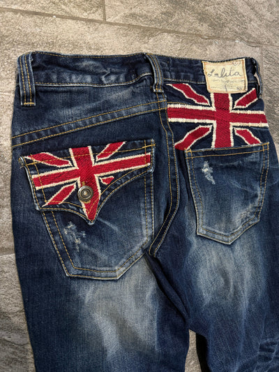000’s Lolita Union Jack Jeans