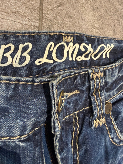 000’s BB London Union Jack Bootcut Jeans