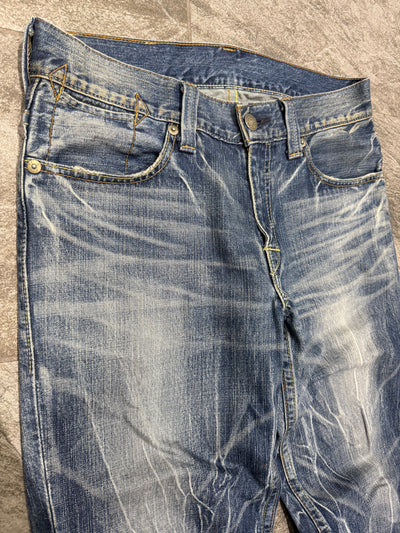 000’s Levis 502 Ghost Wash Jeans