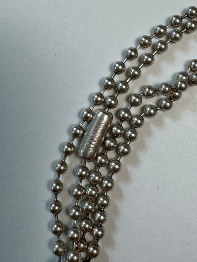Chrome Hearts dog tag + 30’’ ball chain