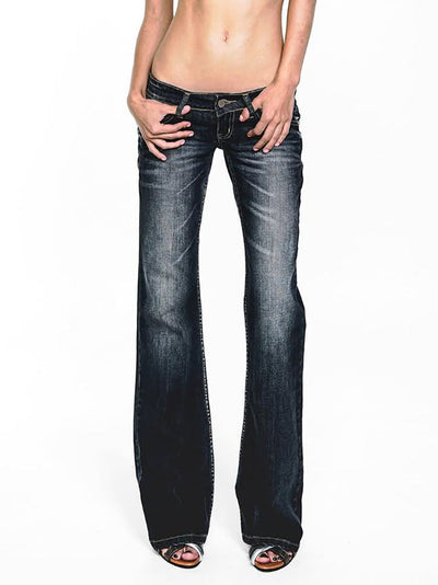Low Rise Bootcut Jeans