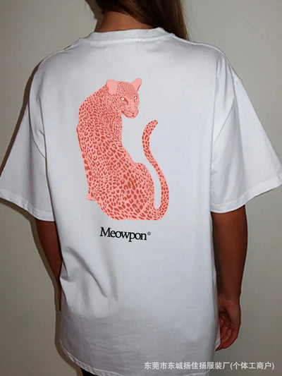Red Leopardess Baby Tee