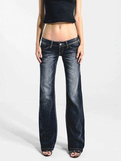 Low Rise Bootcut Jeans