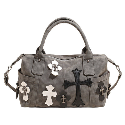 cross embedded bag