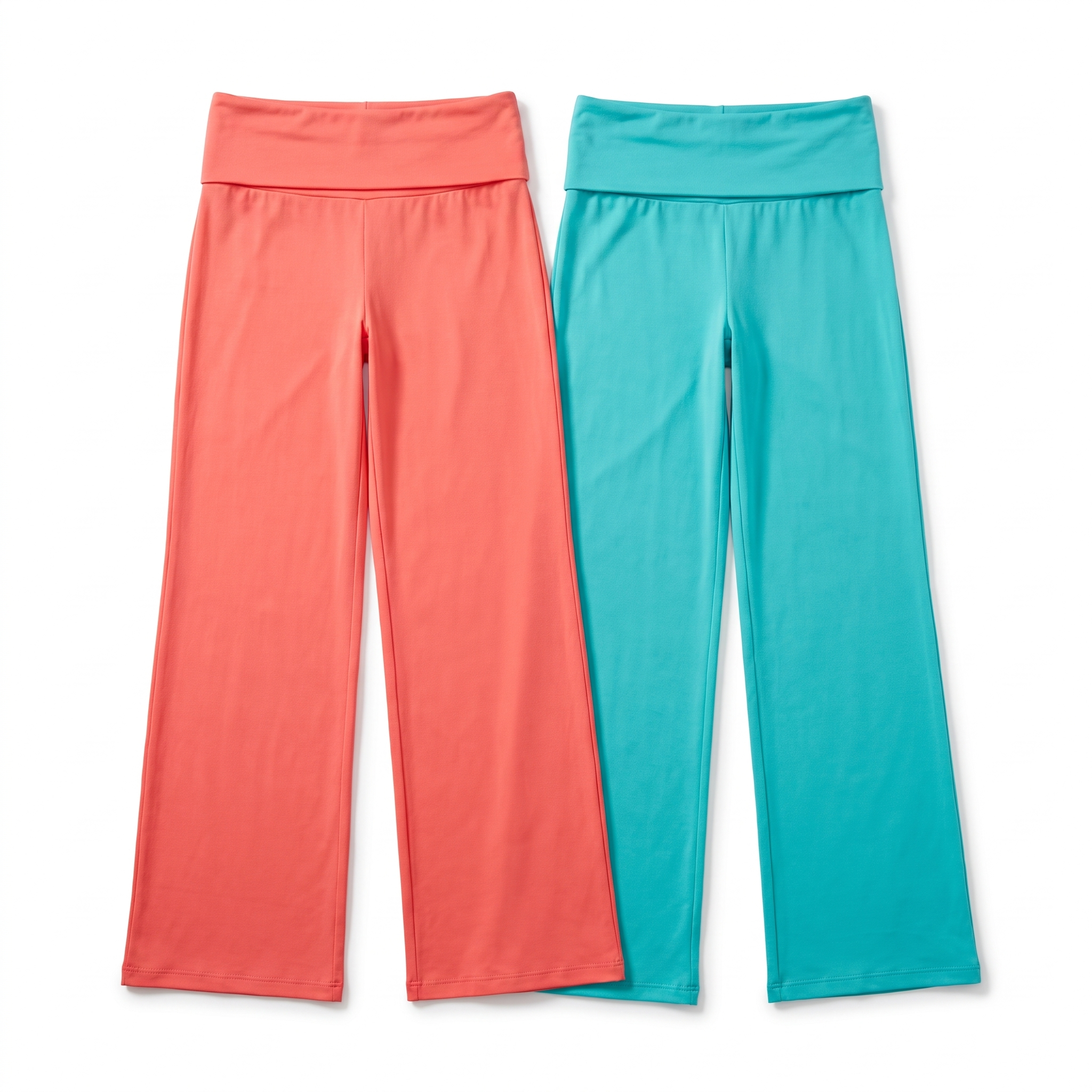 Coral/Teal pants