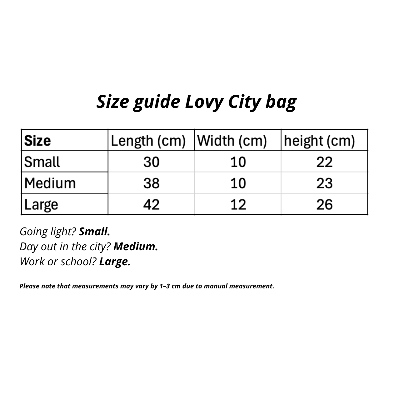city bag M/L