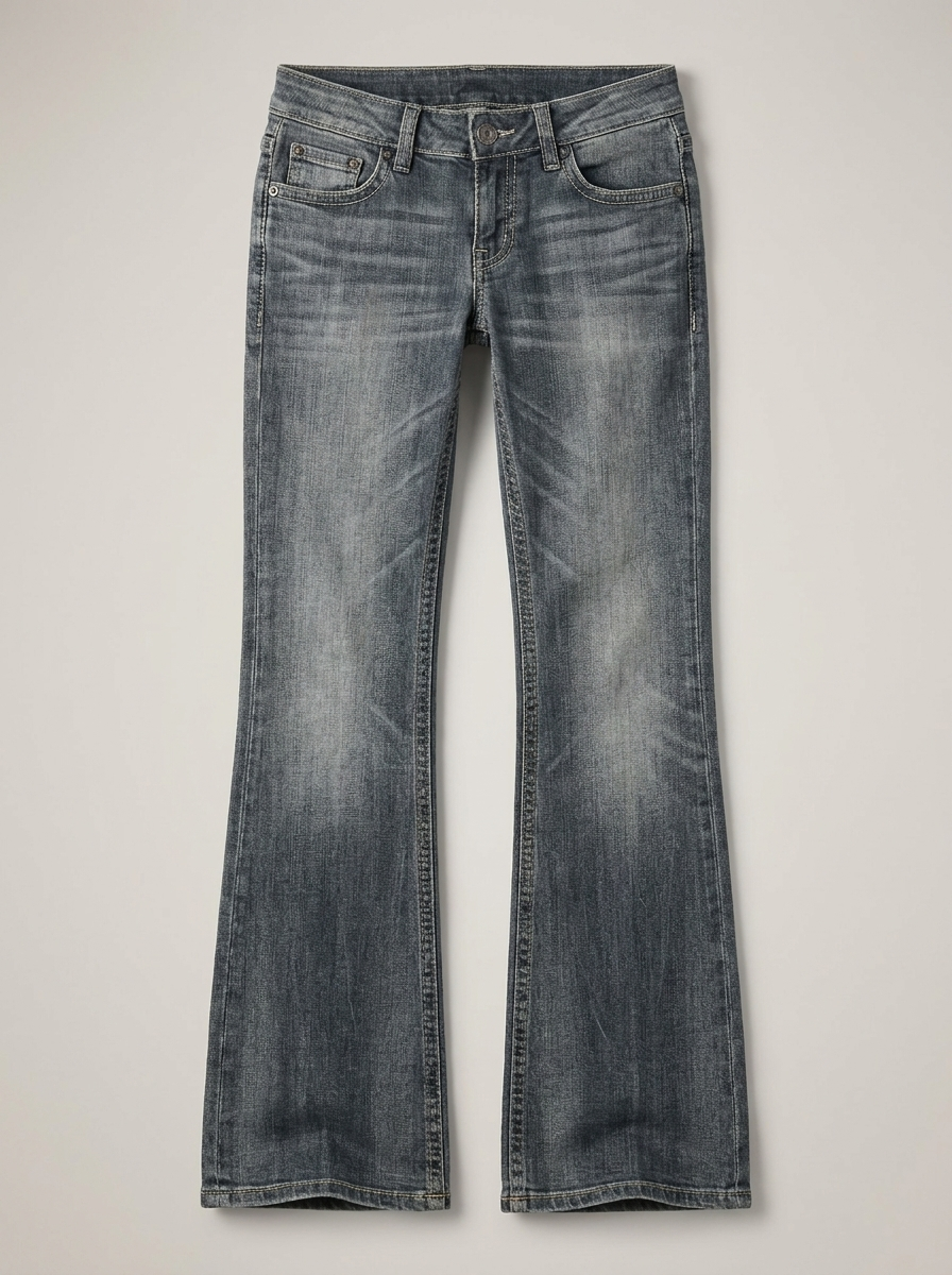 Low Rise Bootcut Jeans