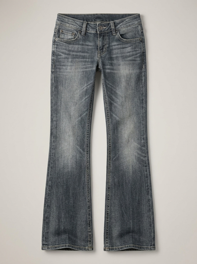 Low Rise Bootcut Jeans