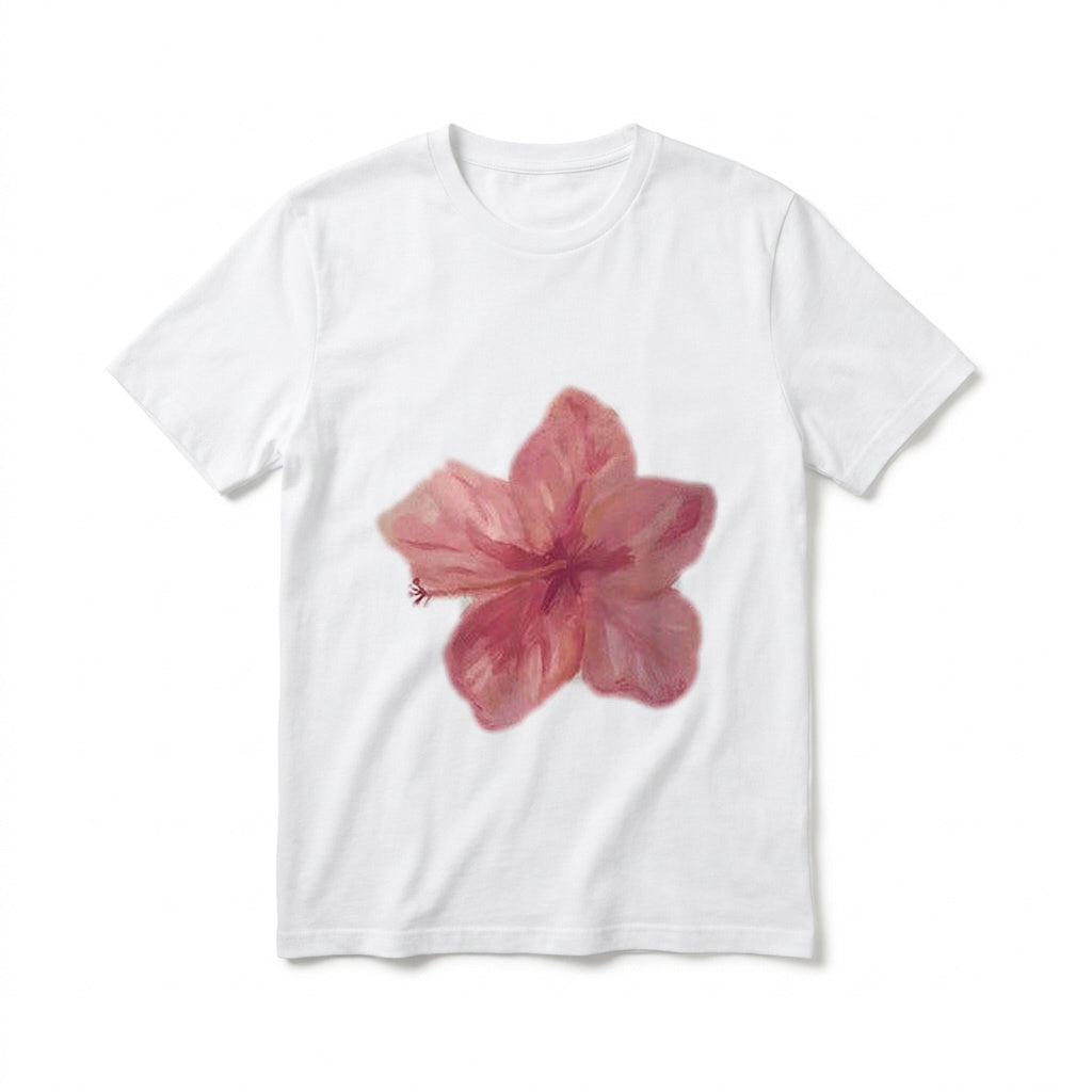 Blush Hibiscus Baby Tee